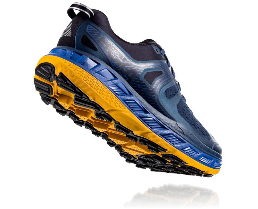 Hoka One One Stinson Atr 5 Trailskor Herr - Marinblå - IHQVE-0436